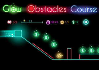 Neon jump: jeu de plateforme