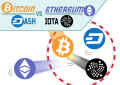BITCOIN vs ETHEREUM DASH IOTA